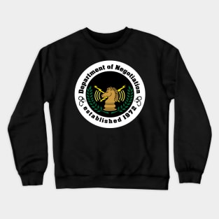 Department of Negotiation Logo Crewneck Sweatshirt